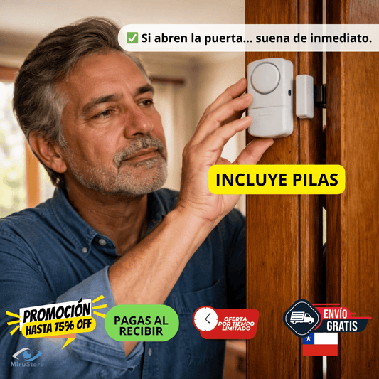 Alarma Magnética 🔔 Suena al Instante al Abrir ✅2x1