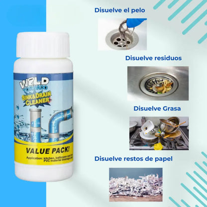 Destapador Mágico en Polvo 110 Grs – Disuelve todo en segundos 🧼💥