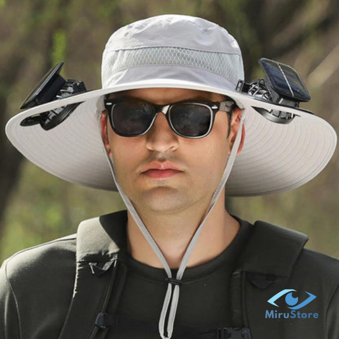 Sombrero Solar con Ventilador – ¡Di adiós al calor este verano! ☀️
