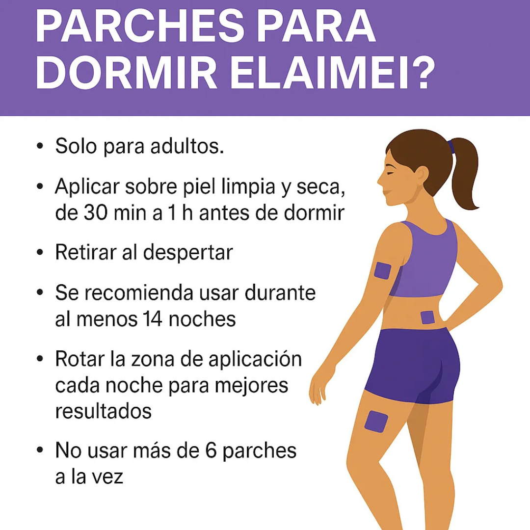 Sleep Patches – Parches Naturales para Dormir Mejor