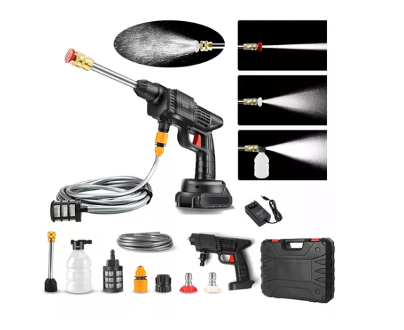 🚿 Hidrolavadora Inalámbrica 48V – Limpia Donde Quieras (✅incluye 2 Baterías)