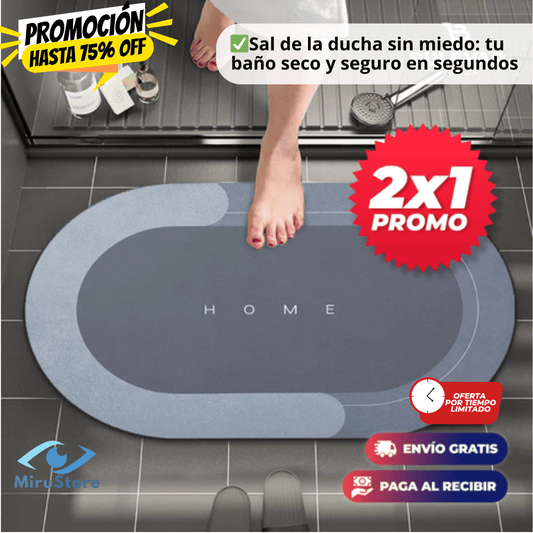 Tapete Antiresbalos Secado Rapido ✅OFERTA 2x1