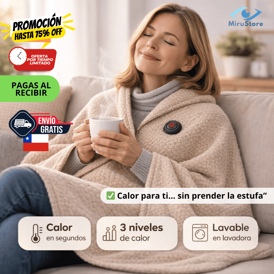 Manta Calefactora Eléctrica USB -🔥 Calefacción al instante