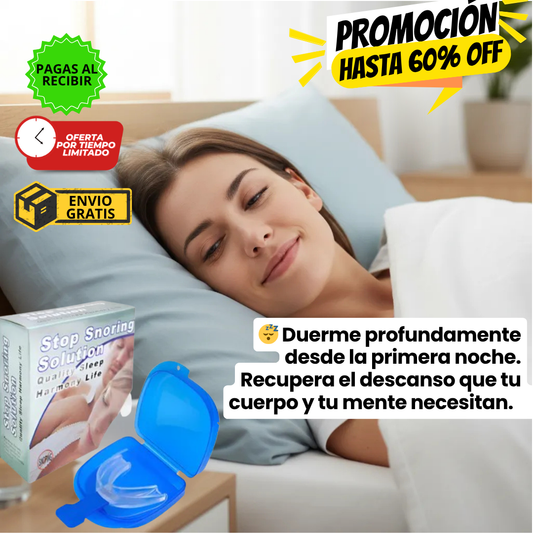 Placa Anti Bruxismo 3 en 1 💎 – Respira, Descansa y Despierta Renovado