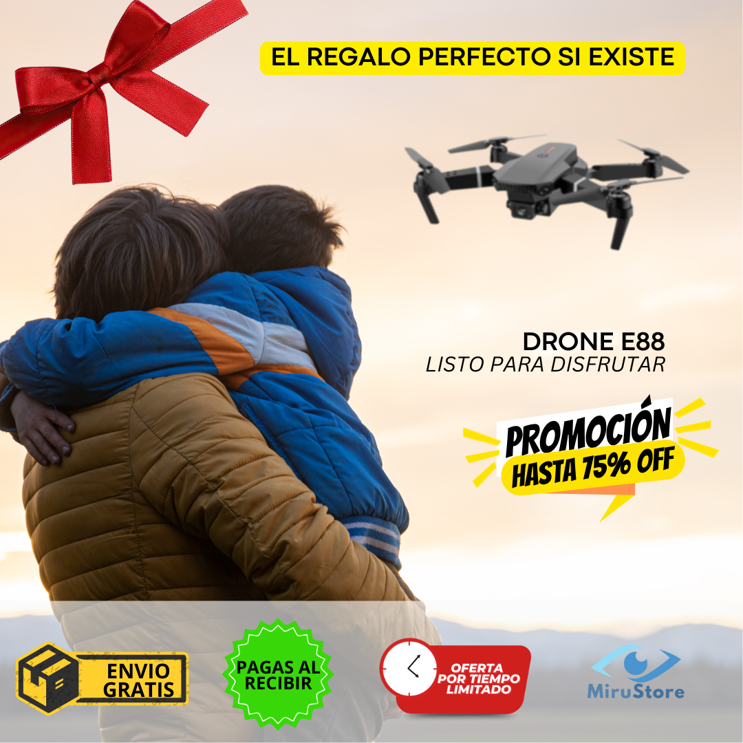 Drone E88 🛸– El regalo que todos quieren volar