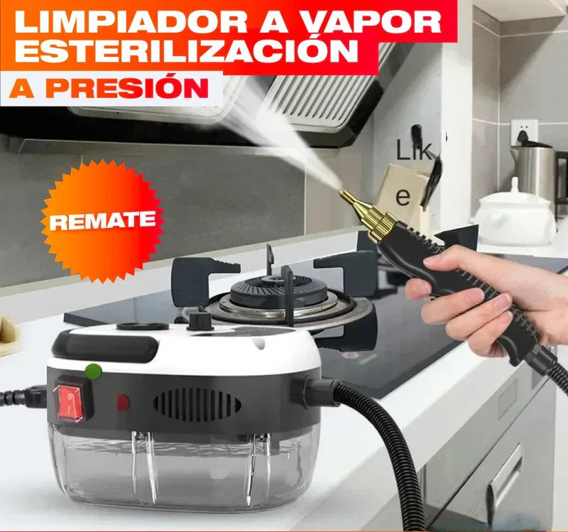 Limpiadora a Vapor 🔥 Elimina grasa imposible en segundos (sin frotar ni esforzarte)