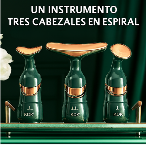 Masajeador y Rejuvenecedor Facial 3 en 1