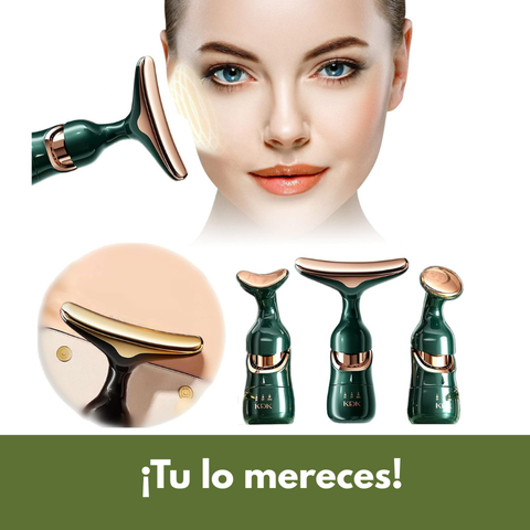 Masajeador y Rejuvenecedor Facial 3 en 1