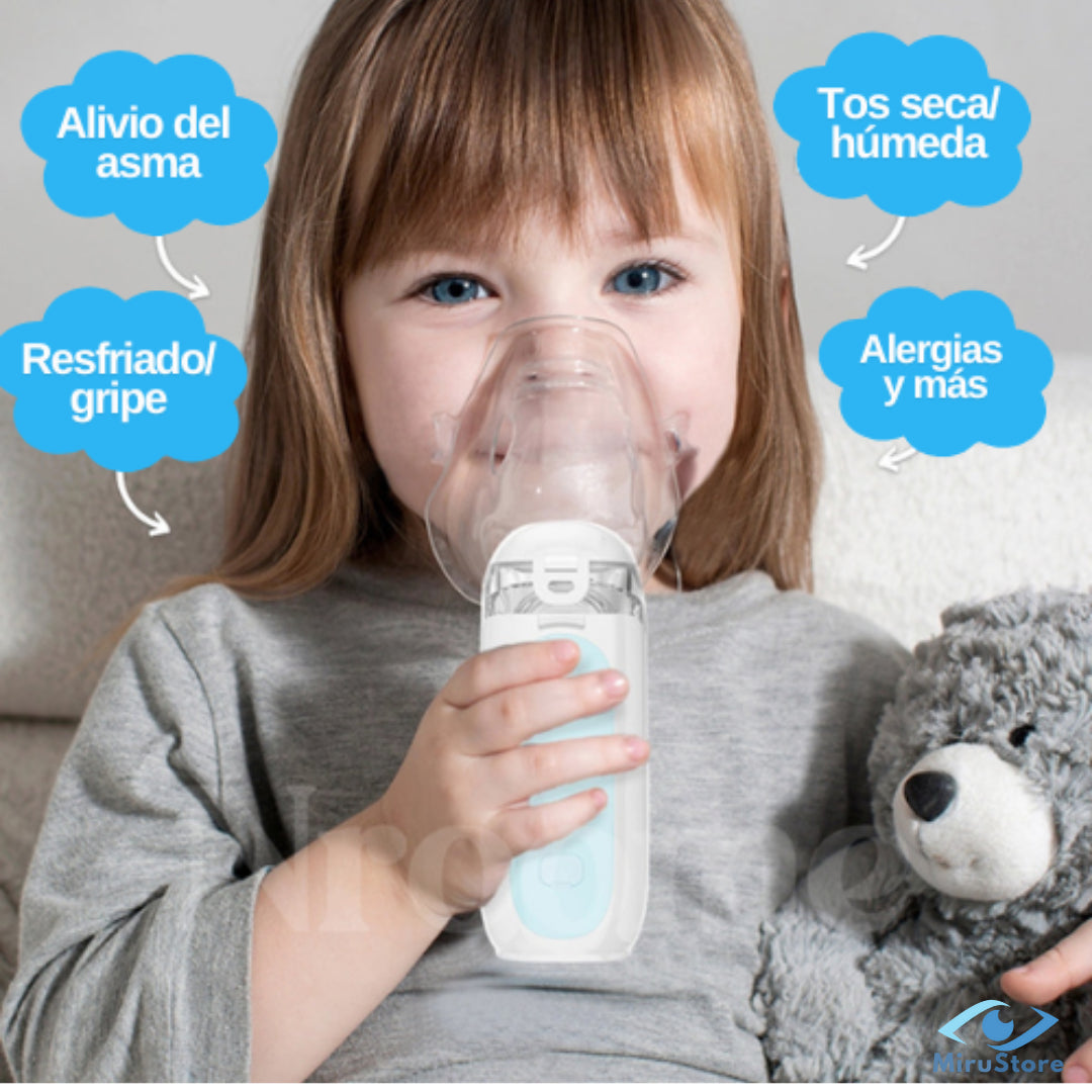 Nebulizador Portátil 2X1 - Respira tranquilo. Sin complicaciones.