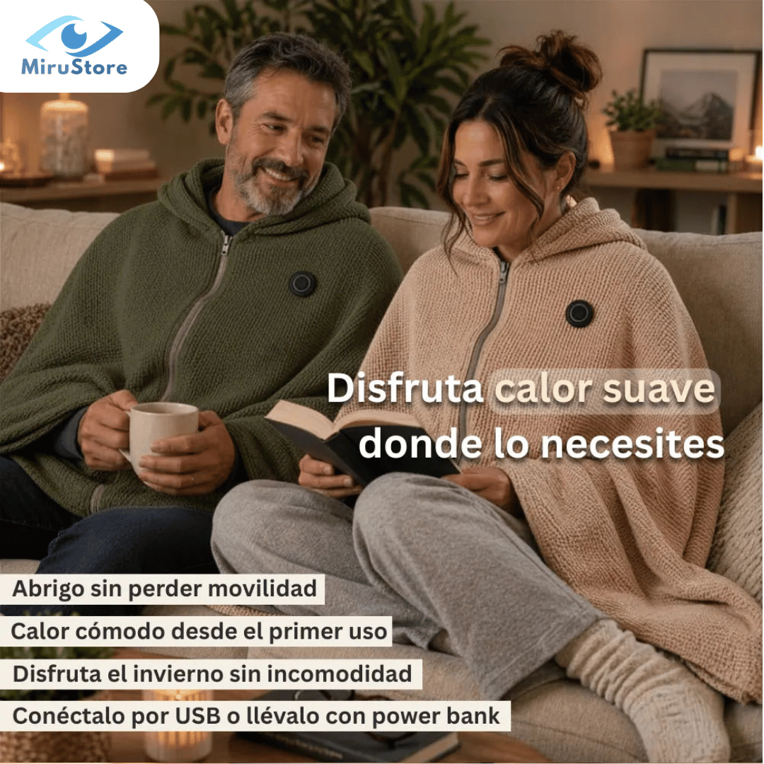Manta Calefactora Eléctrica USB -🔥 Calefacción al instante