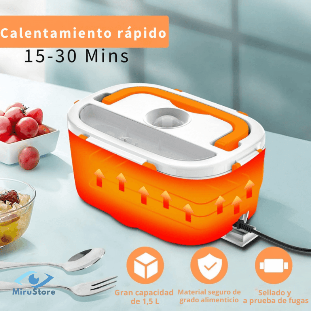 Lonchera Eléctrica Portátil 🔥 Calienta tu comida en minutos donde estés ✅ 2x1