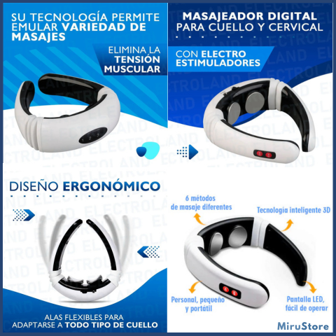 💆‍♀️ Masajeador Inteligente  – Relájate en minutos sin gastar en masajes caros 🏠✨| Hasta 75% OFF 🔥