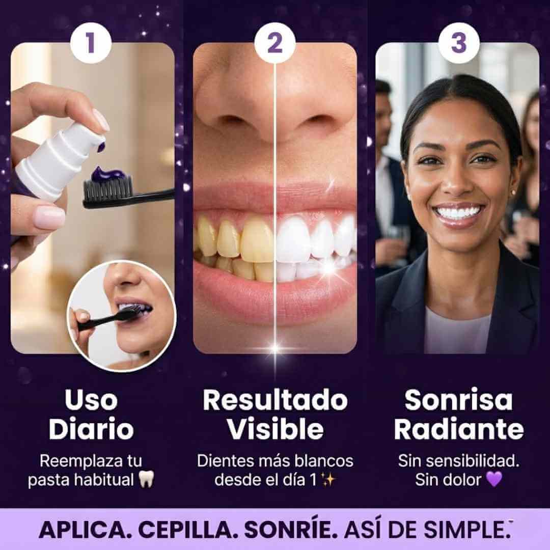 💜 Corrector Dental Morado Obsessive v34 | Sonrisa Más Brillante Desde el Primer Uso