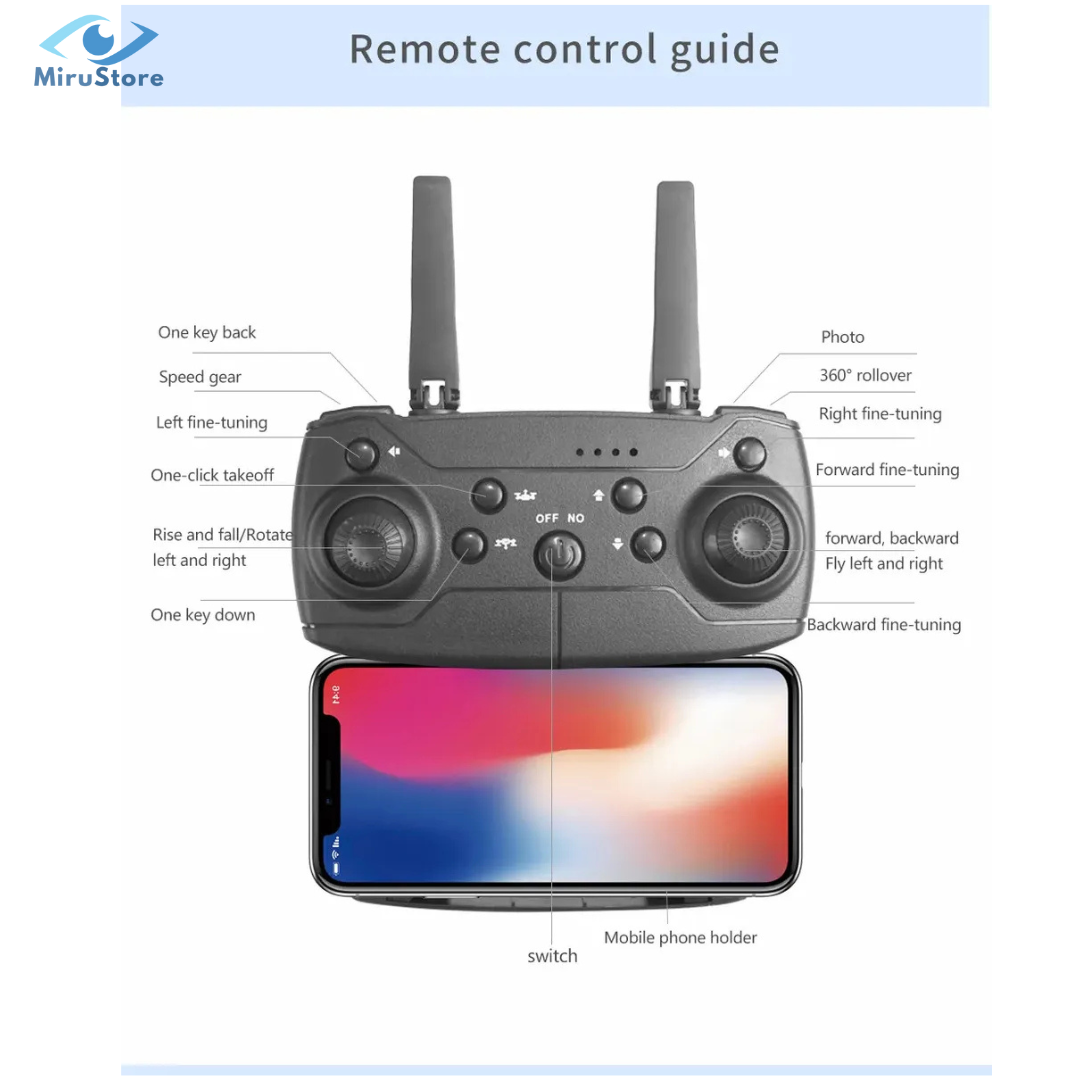 Drone E88 🛸– El regalo que todos quieren volar