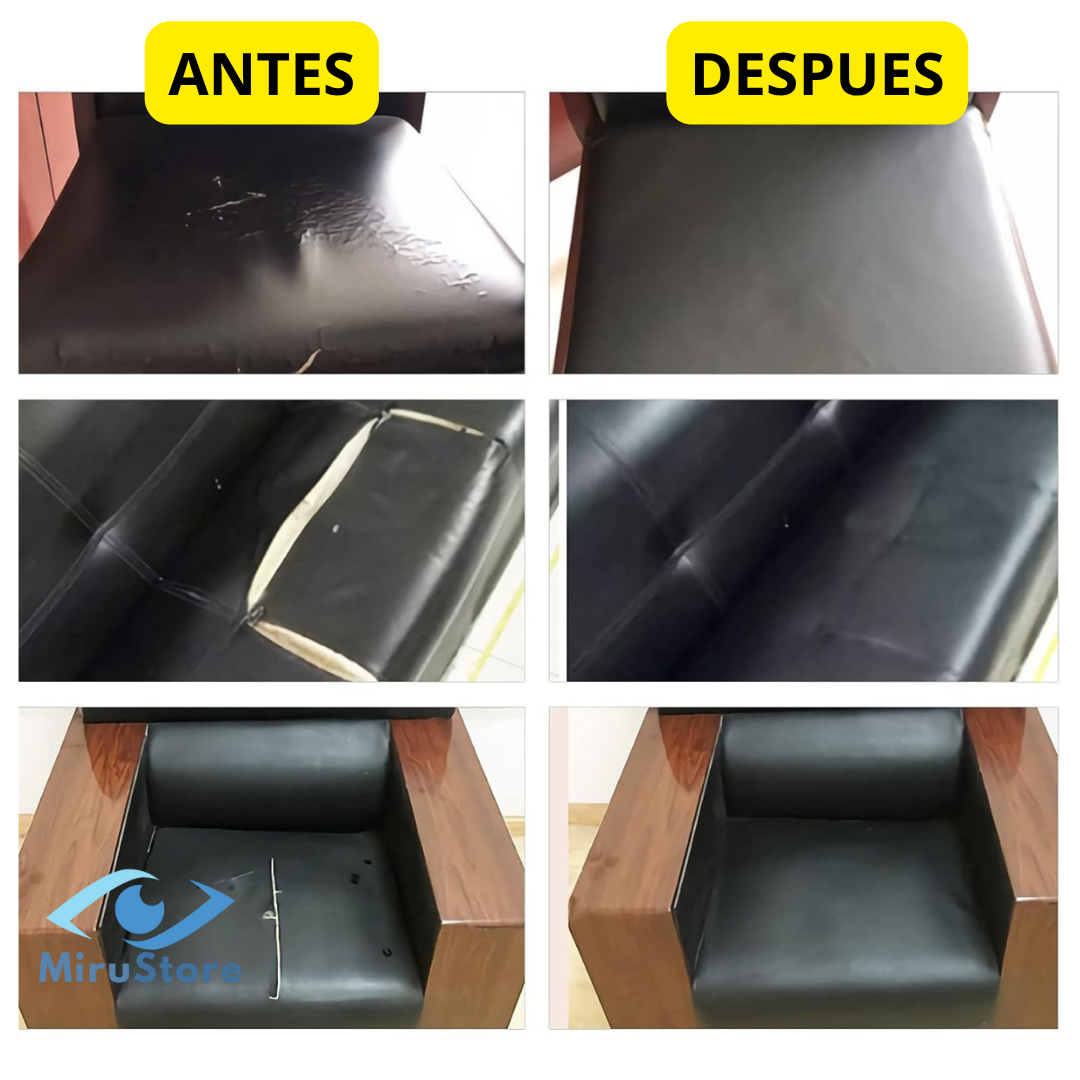 Rollo de Cuero Autoadhesivo (150cmx50xm)🛋️ – Repara y renueva tus muebles en minutos ✨