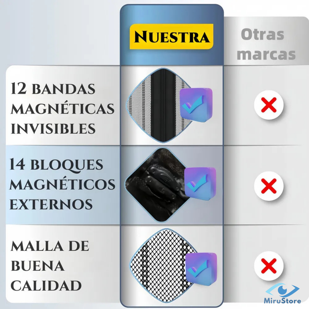 Cortina Antimosquitos Magnética 2x1 – Aire Fresco sin Picaduras 🦟✨