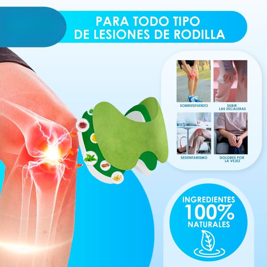 🌿Parches Terapéuticos de Alivio ✨ 2x1 🔥KNEE PATCH🌿(10 parches por caja)
