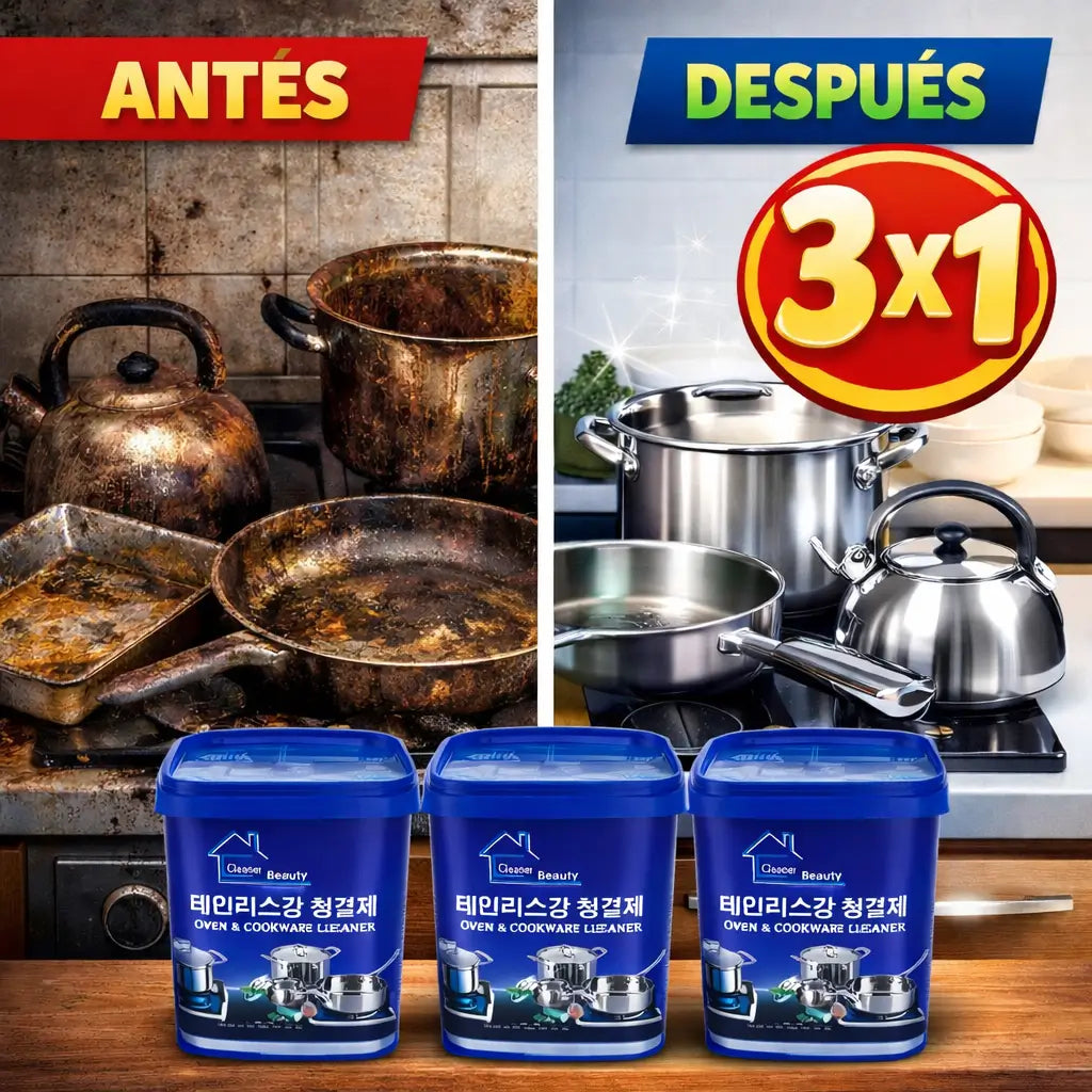 Pasta Limpiadora Extrema para utensilios sin vida 🔥3x1