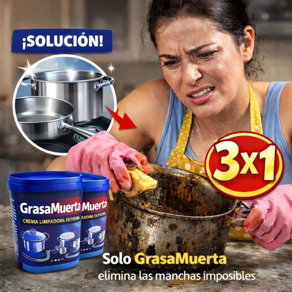 Pasta Limpiadora Extrema para utensilios sin vida 🔥3x1