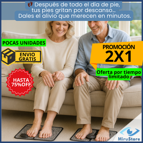 🔥2X1🔥 Masajeador de Pies Premium – Tu solución desde casa 👣✨