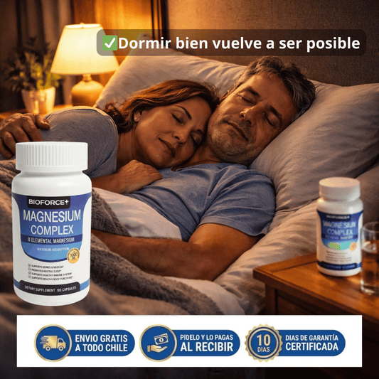 Magnesium Complex 8X 💊 | Apoya tu descanso y equilibrio diario