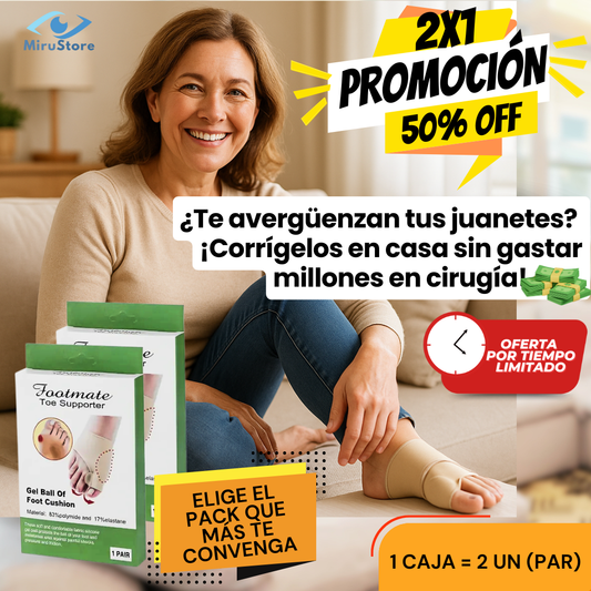 🔥 Corrector de Juanetes – ✅2X1  👉✔ Alinea y alivia con comodidad