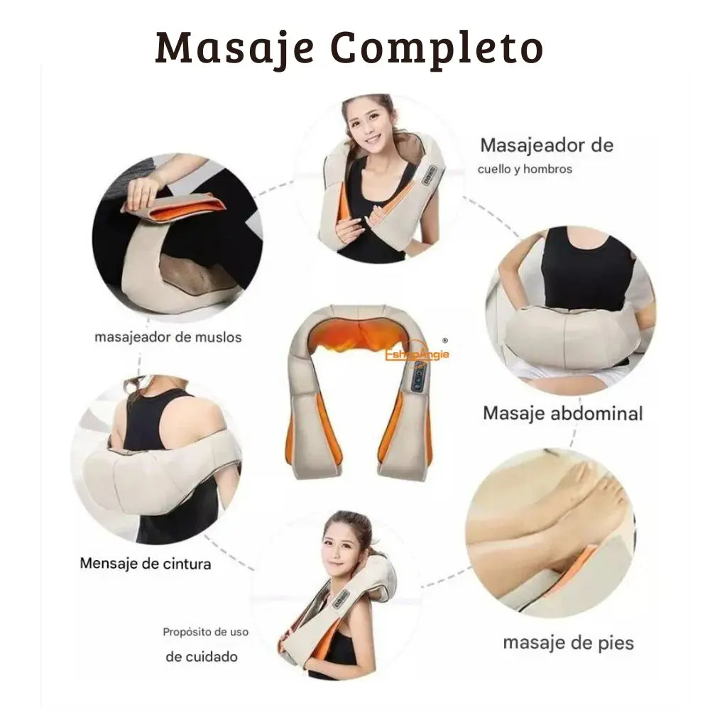 Masajeador Profesional con Calor Terapéutico