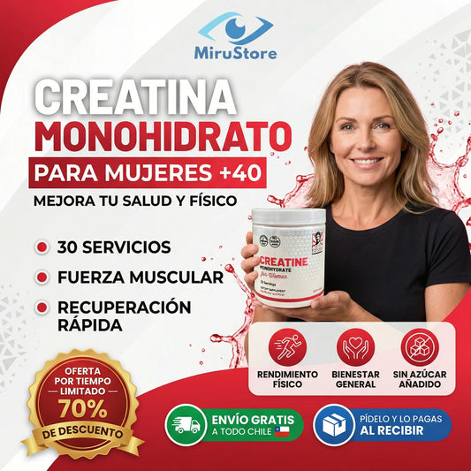 Creatina para Mujeres 💪 Más Fuerza y Tonificación Visible ✨